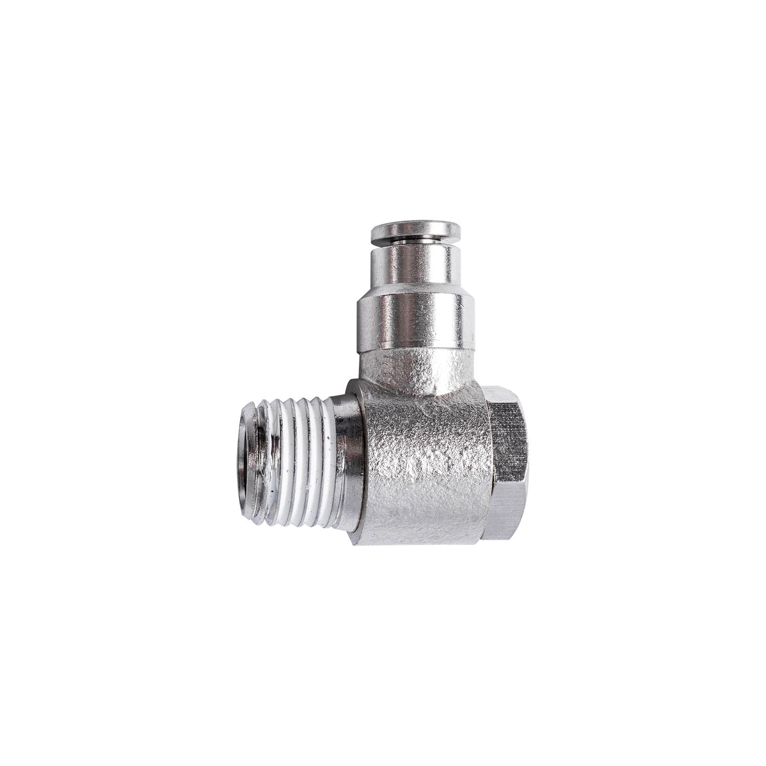 Metal Swiv. Elbow 4mm X 1/4' M